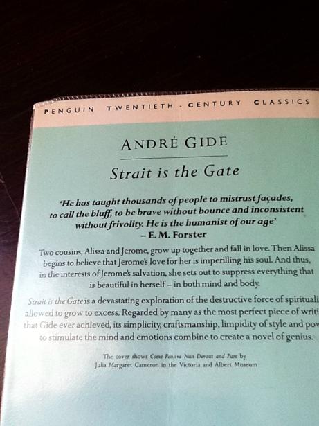 Penguin Andre Gide Strait is the Gate Book