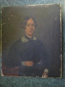 c.1840s, Oil on Canvas - Pretty Young Woman - Possibly American