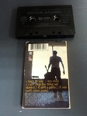 Bryan Adams Back To You Cassette Single