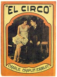 Charlie Chaplin Circus Spanish Film Poster