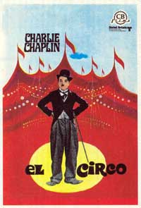 Charlie Chaplin Circus Spanish Film Poster