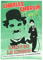 Charlie Chaplin City Lights Spanish Film Poster