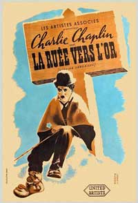 Charlie Chaplin Gold Rush French Film Poster