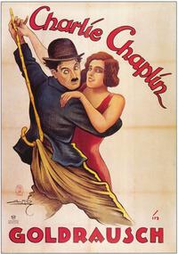 Charlie Chaplin Gold Rush German Film Poster