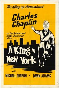 Charlie Chaplin King in New York Film Poster