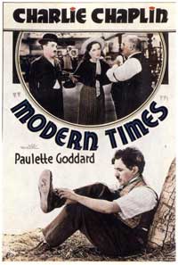 Charlie Chaplin Modern Times Film Poster