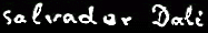Salvador Dali Signature