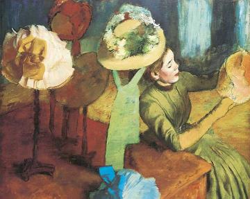 Degas The Millinery Shop Print