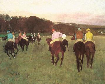 Degas Racehorses at Longchamp Print