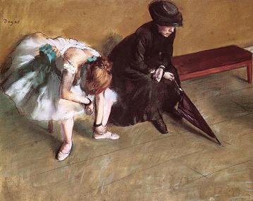 Degas Waiting Print