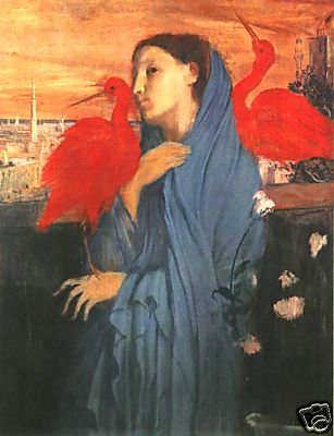Degas Young Woman on a Terrace (Ibis) Print