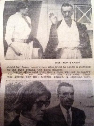 Greta Garbo,  Vintage Newspaper Clippings