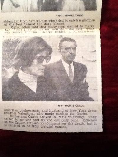 Greta Garbo,  Vintage Newspaper Clippings