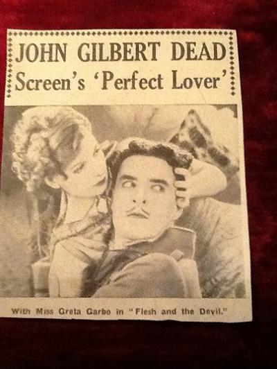 Greta Garbo,  Vintage Newspaper Clippings