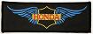 honda winged woven patch