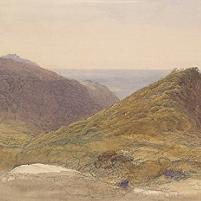 Samuel Palmer - On the North Coast of Devon, Lundy Island in the Distance Fine Art Print
