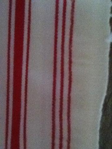 Red striped new TICKING MATERIAL