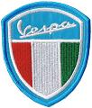 vespa italia shield iron on patch