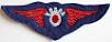 vespa wings embroidered patch
