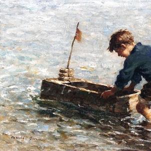 William Marshall Brown Motor Boat Print